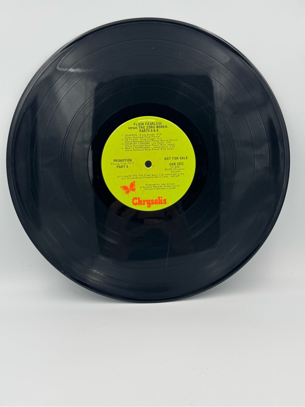 1975 Flash Fearless Zorg Women Promo LP Alice Cooper Chrysalis CHR 1072 - Picture 3 of 15